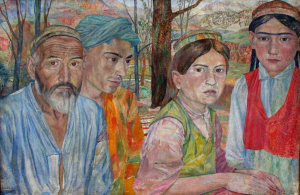 Khodjikent. 1938. Oli, canvas. 53.4x81. Pavlodar Regional Art Museum
