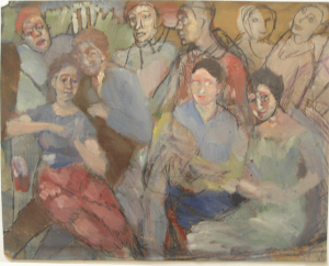 Company. 1934. Oil, canvas. 27x34.