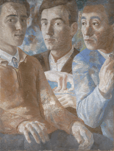 Triple portrait. 1932. Oil, canvas, 57х43.