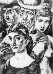Победитель. 1960-е. Б., тушь.