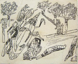 Insects. To N. Voronin's story "Two Beetles'. 1932.